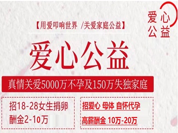 泾川捐卵助孕生子 爱心志愿者招募